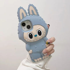 3D Cartoon Kawaii LaBuBu Monster Soft Silicone Phone Case