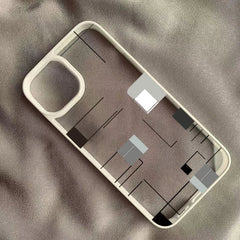 Lrregular Lines Creative Geometry Shockproof Clear Phone Case