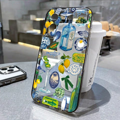 Travel Inspired Airplane Route Design Cover Transparent Phone Case