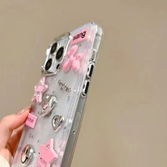 3D Love Heart Balloon Dog Phone Case