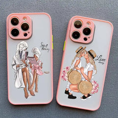 Super Mom Baby Girl Son Phone Case For iPhone