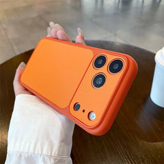 Luxury Solid Colors Lichee Leather Texture Phone Case For iPhone