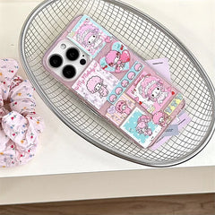 Korean Glitter Cute Sheep Phone Case For iPhone
