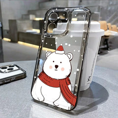Cartoon Christmas Tree Pattern Phone Case