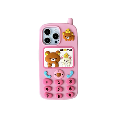 Funny Cartoon Rilakkuma Bear Phone Case
