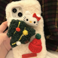 Sanrio Hello Kitty Plush Phone Case For iPhone Mobile Phone Pochacco Case