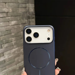 Ultra Thin Metallic Paint Magnetic Case For iPhone