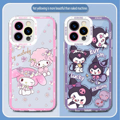 MY Melody Kuromi Cinnamoroll Case For iPhone