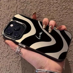 Black Polka Dot Pattern Phone Case