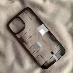 Lrregular Lines Creative Geometry Shockproof Clear Phone Case
