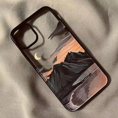 Sunset Scenery Hard Clear Phone Case
