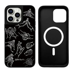 Mirror Surface Anime Gesture Phone Case
